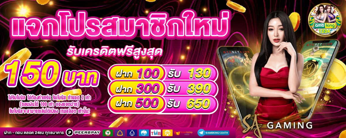 เว็บ โปรโมชั่น - แบนเนอร์โปรโมชั่น